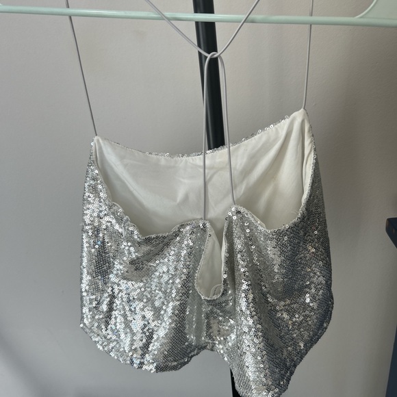 Superdown Sequin Cropped Tank - Picture 5 of 7